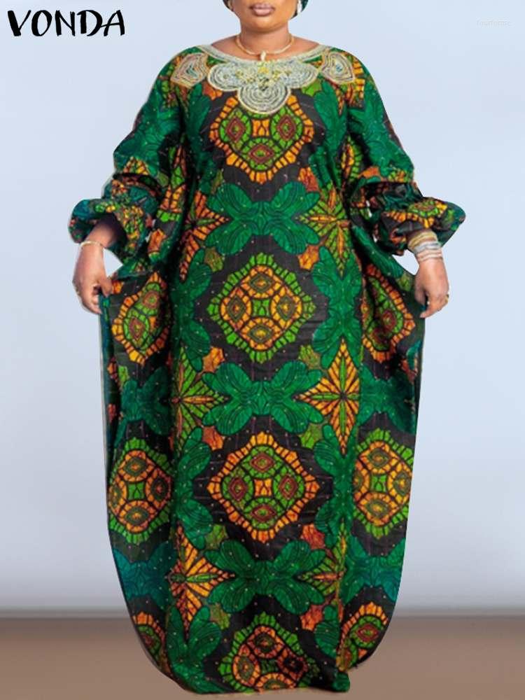 Casual Dresses Summer Bohemain Maxi Dress 2023 Women Vintage Floral Print Sundress Round Neck Lantern Sleeve Party Vestidos Robe Femme, Green
Casual Dresses Summer Bohemain Maxi Dress 2023 Women Vintage Floral Print Sundress Round Neck Lantern Sleeve Party Vestidos Robe Femme, Green