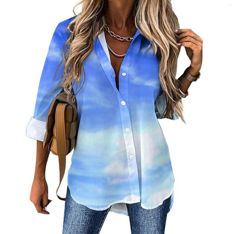 Women' Blouses Blue Sky Blouse Pography Clouds Print Retro Graphic Casual Womens Streetwear Shirt Summer Long Sleeve Oversized Top, Style-11
Women' Blouses Blue Sky Blouse Pography Clouds Print Retro Graphic Casual Womens Streetwear Shirt Summer Long Sleeve Oversized Top, Style-11