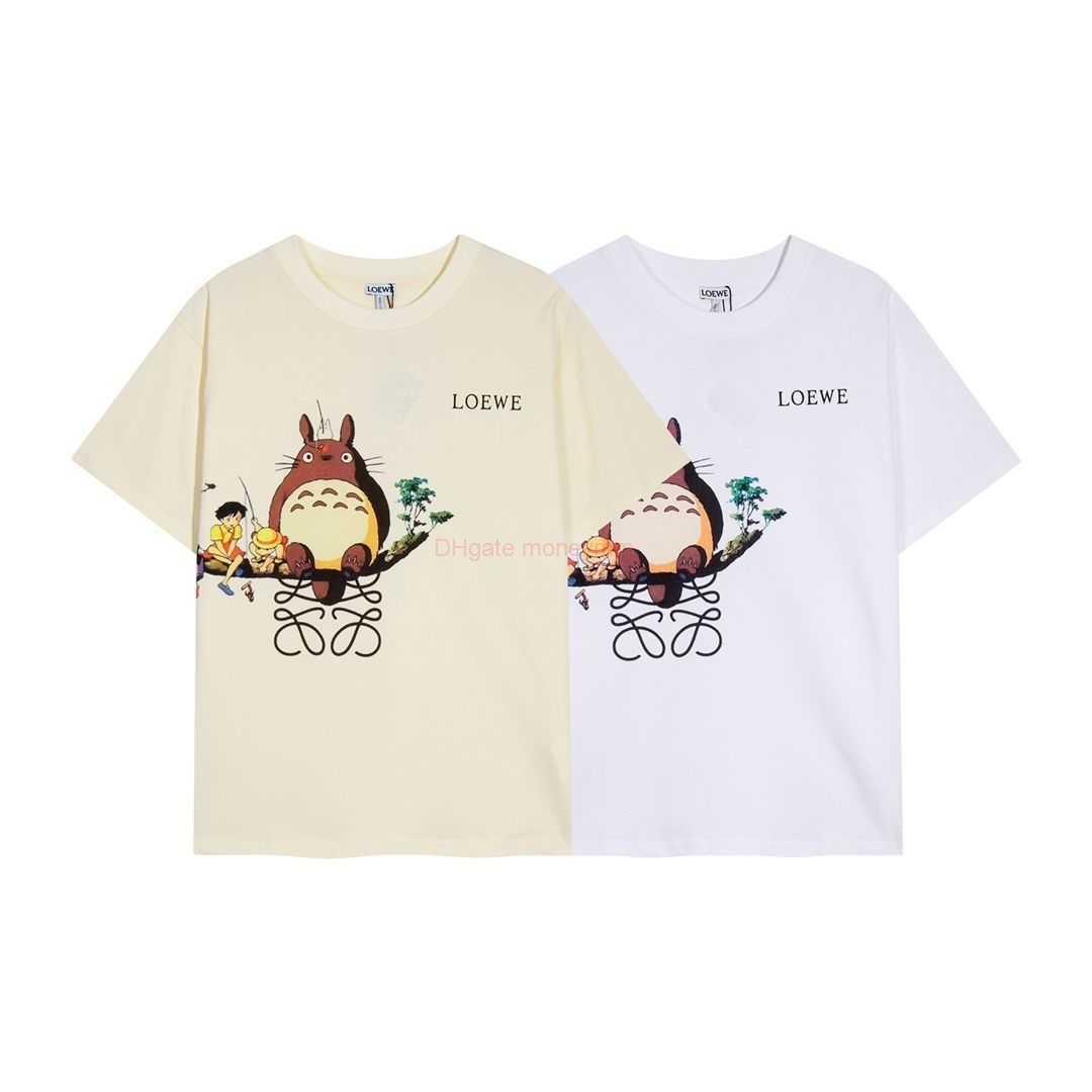 Designer Fashion Clothing Tees Tshirts Loewe 2023 New Luo Yi Wei Long Cat Miyazaki Hayao Pure Cotton Loose Fit Short Sleeve Tshirt Summer New Couple Wear Luxury Casual, White (shoulder drop loose version)
Designer Fashion Clothing Tees Tshirts Loewe 2023 New Luo Yi Wei Long Cat Miyazaki Hayao Pure Cotton Loose Fit Short Sleeve Tshirt Summer New Couple Wear Luxury Casual, White (shoulder drop loose version)