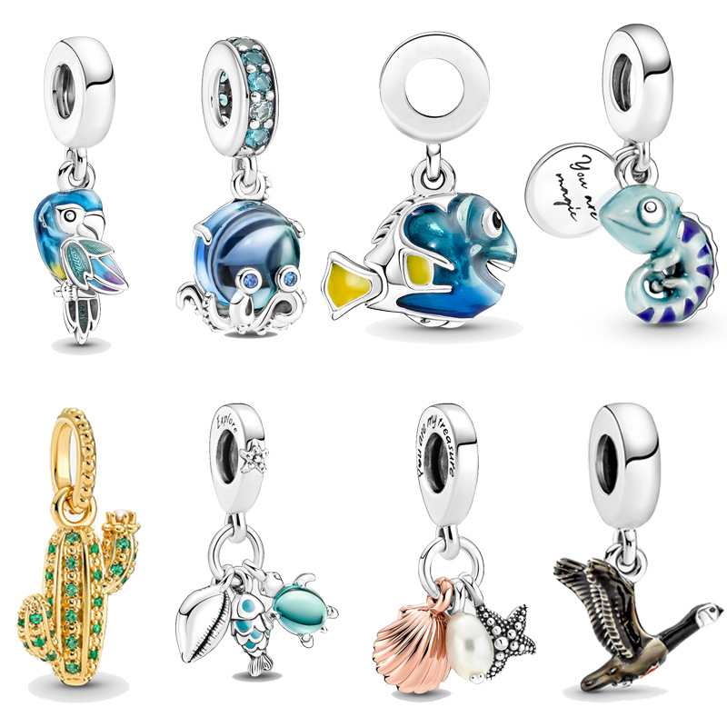 925 Sterling Silver Pandora Charm Pendant Suitable for Bracelet Designer Jewelry and New Marine Animal Collection Claw Accessories Gift, Complimentary Pandora Box
925 Sterling Silver Pandora Charm Pendant Suitable for Bracelet Designer Jewelry and New Marine Animal Collection Claw Accessories Gift, Complimentary Pandora Box