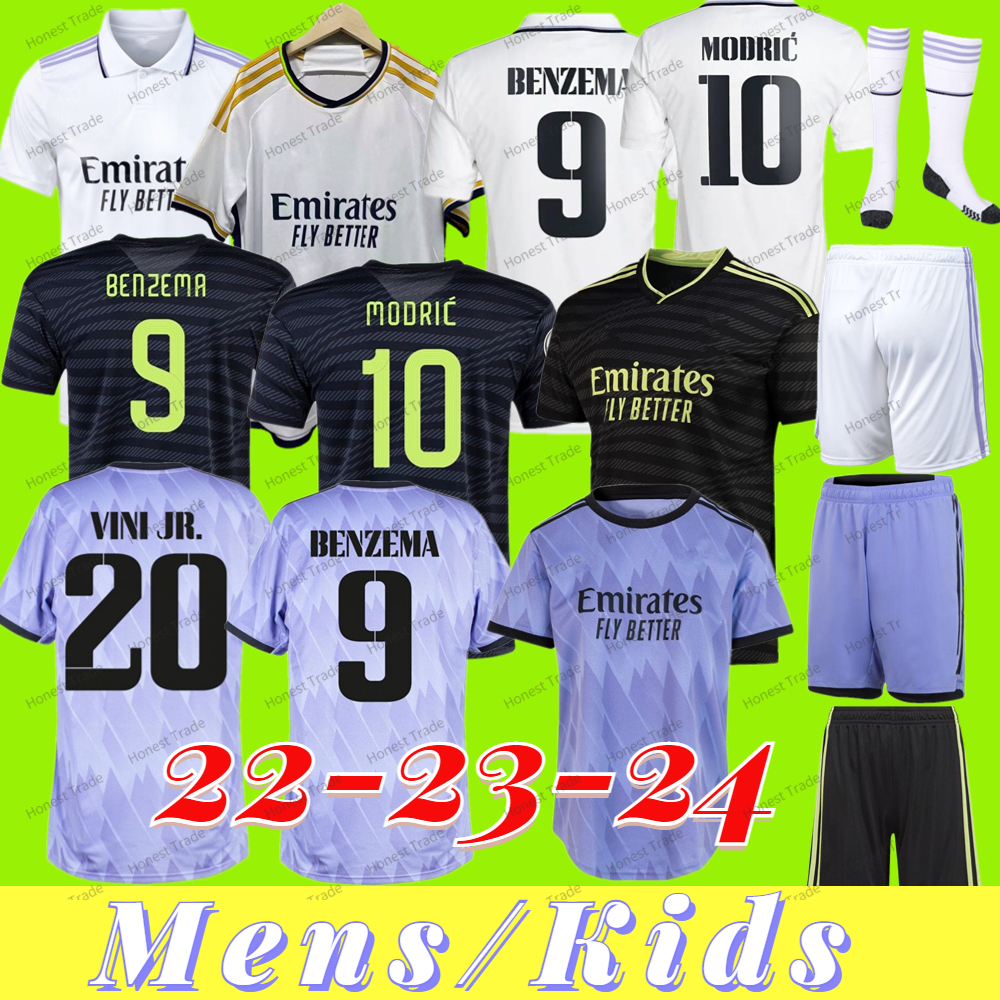 22 23 24 BENZEMA Soccer Jerseys Football Shirt VINI JR CAMAVINGA ALABA HAZARD ASENSIO MODRIC MARCELO REAL Final Football Jerseys Camiseta Men Kids Kit Purple Blue, 22-23 kids/home
22 23 24 BENZEMA Soccer Jerseys Football Shirt VINI JR CAMAVINGA ALABA HAZARD ASENSIO MODRIC MARCELO REAL Final Football Jerseys Camiseta Men Kids Kit Purple Blue, 22-23 kids/home