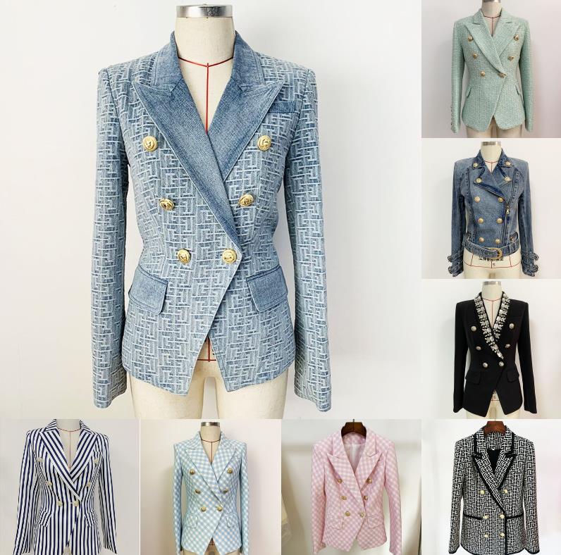 Womens Designer Suits for men & Blazers Spring Autumn Winter Jackets Casual Coat Cotton Denim Slim Jacket Designer Styles Stripes Plaid Pattern Jeans Suits women, 14
Womens Designer Suits for men & Blazers Spring Autumn Winter Jackets Casual Coat Cotton Denim Slim Jacket Designer Styles Stripes Plaid Pattern Jeans Suits women, 14