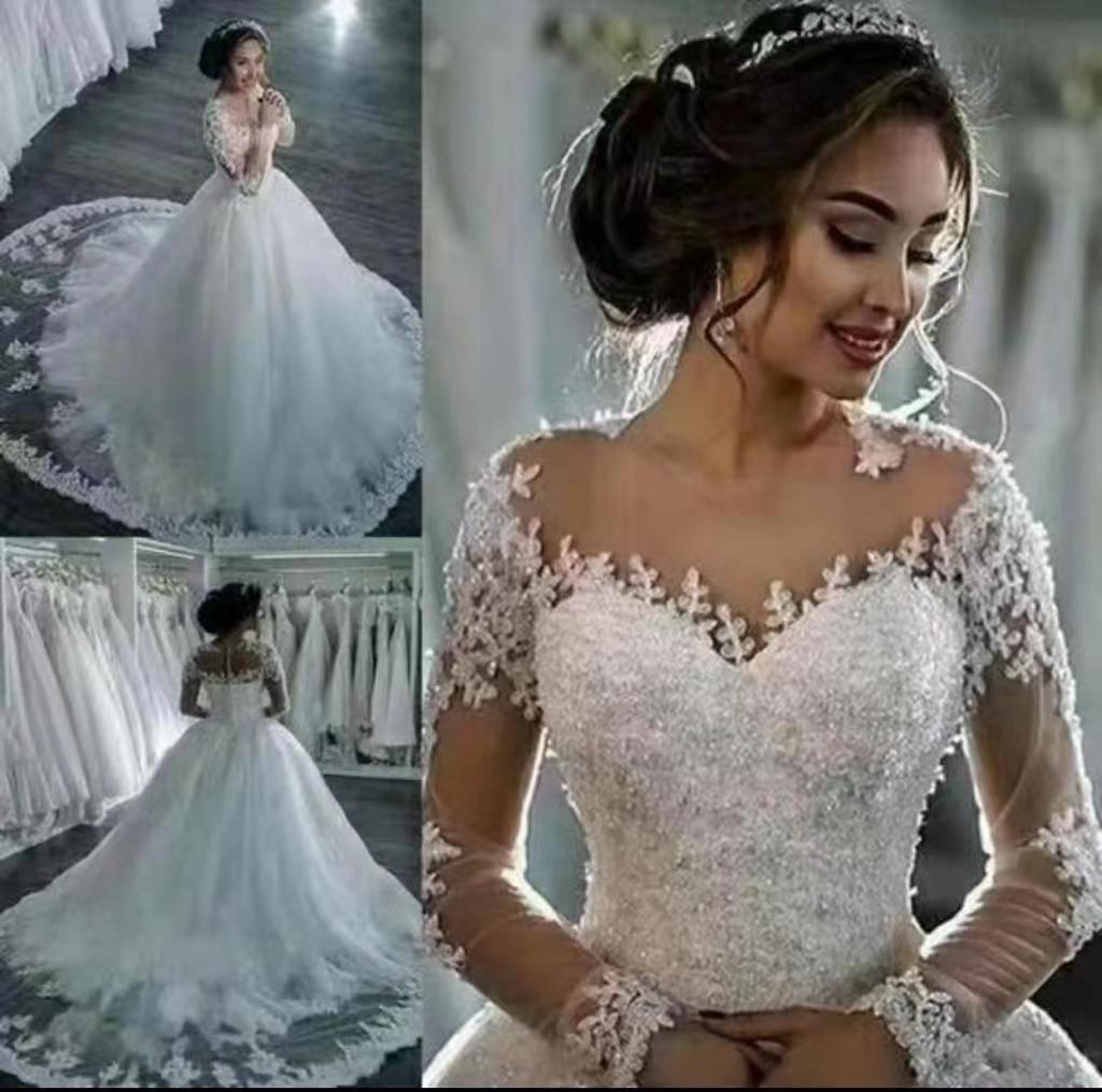 2025 elegant super new patterns handmade beading quality with handmade beads all gown with lace luxury and wedding gown with sleeves beautiful dress, White
2025 elegant super new patterns handmade beading quality with handmade beads all gown with lace luxury and wedding gown with sleeves beautiful dress, White