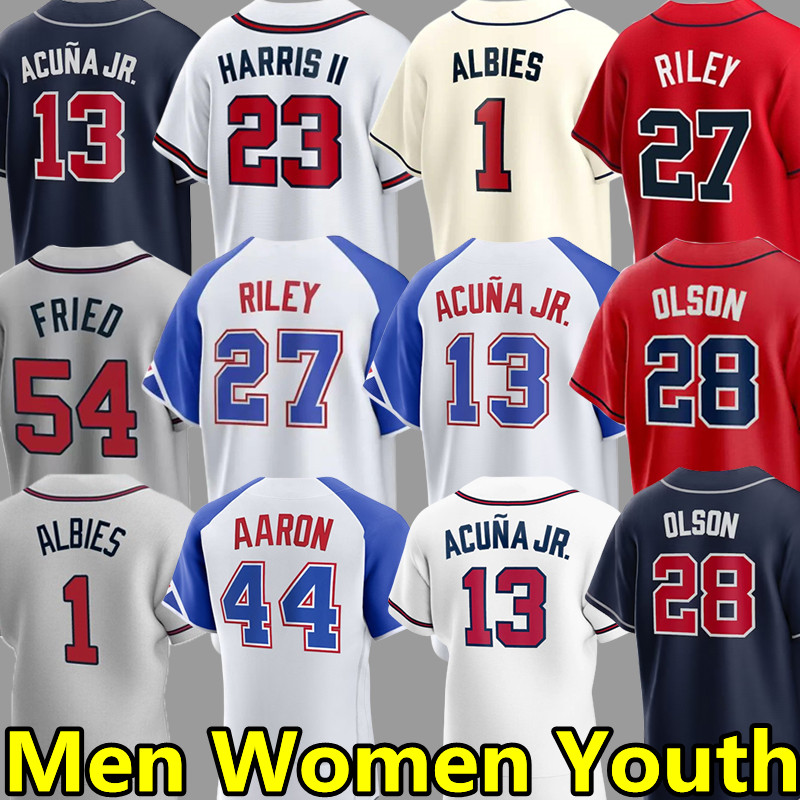 2023 Men Women Youth City Connect Baseball Jerseys 13 Ronald Acuna Jr. 28 Matt Olson 23 Michael Harris 27 Austin Riley 99 Spencer Strider 1 Ozzie Albies Max Fried Jersey, Men color 3
2023 Men Women Youth City Connect Baseball Jerseys 13 Ronald Acuna Jr. 28 Matt Olson 23 Michael Harris 27 Austin Riley 99 Spencer Strider 1 Ozzie Albies Max Fried Jersey, Men color 3