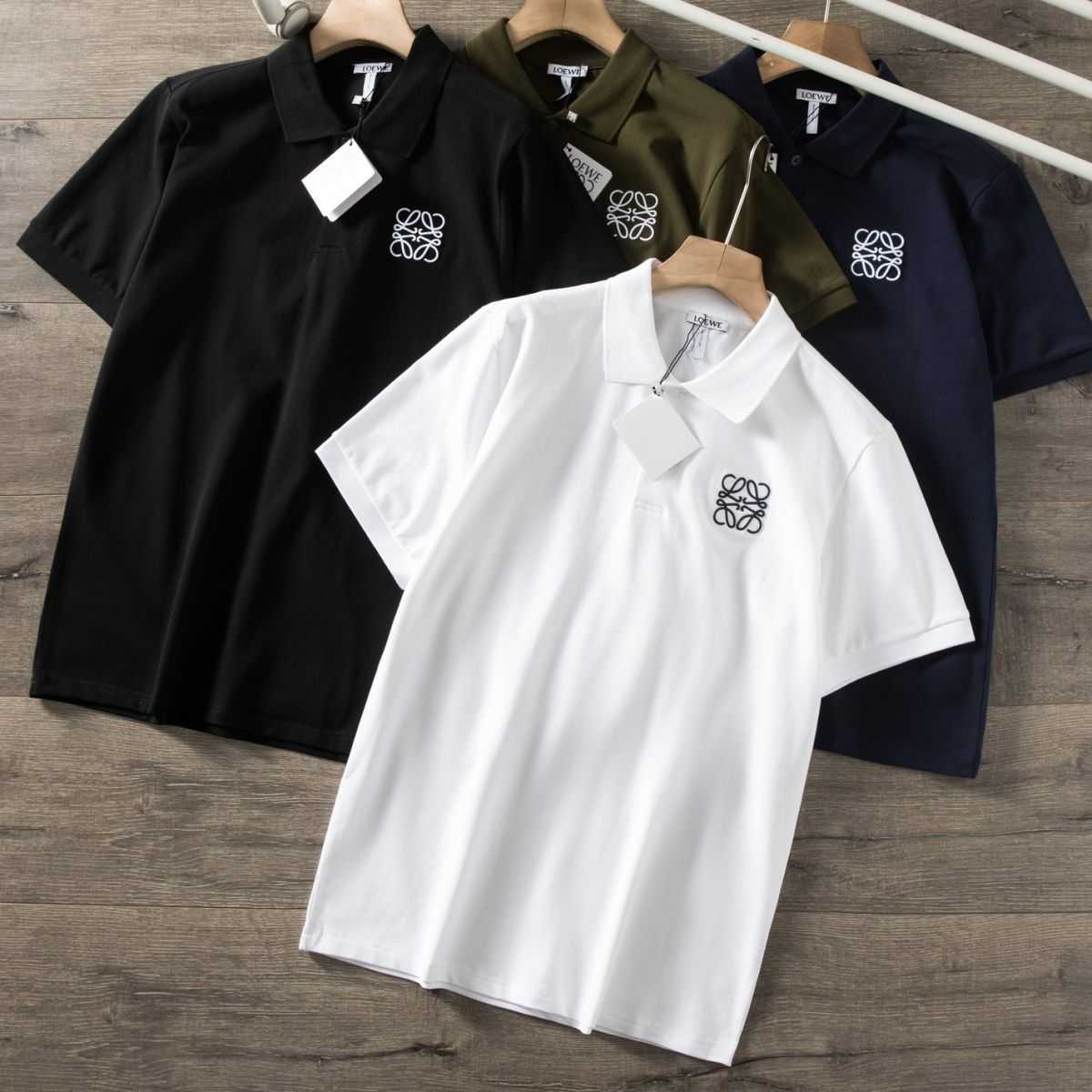 Designer Fashion Clothing Mens Tees Polos Tshirts Loewe Loe Mens and Womens Polo Shirt 2023ss Business Leisure Wheat Embroidery Four Color Cotton Tshirt Luxury Casu, Black
Designer Fashion Clothing Mens Tees Polos Tshirts Loewe Loe Mens and Womens Polo Shirt 2023ss Business Leisure Wheat Embroidery Four Color Cotton Tshirt Luxury Casu, Black