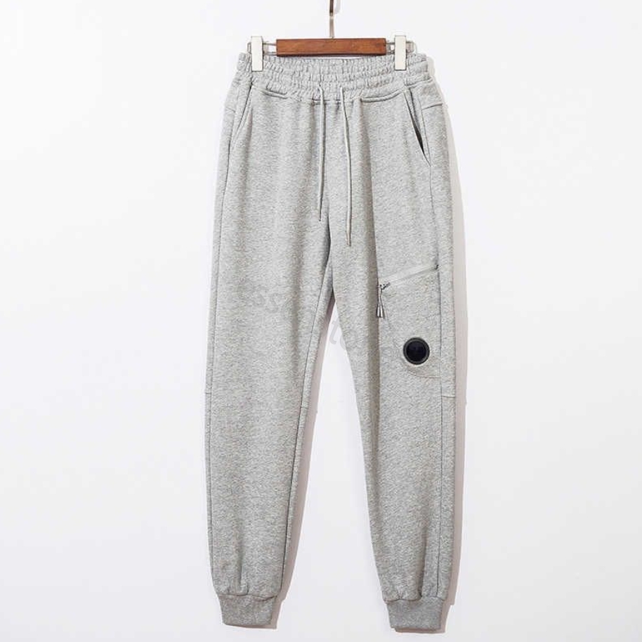 Mens Jogger Stretch Loose Pocket Sweatpants British Style Zipper Outdoor Sports Casual Trousers Man Long Pants Cp with Pockets