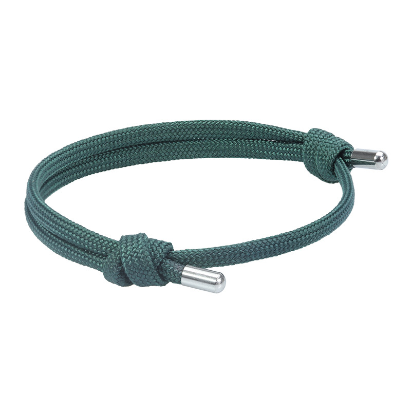 Sports Style Colorful Adjustable Paracord Bracelet for Men Women