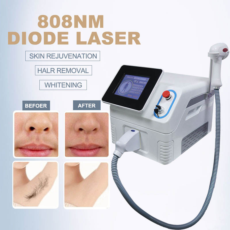 2023 808nm Diode Laser Hair Removal Machine Skin Rejuvenation Freezing Point Painless 25millions SHOTS