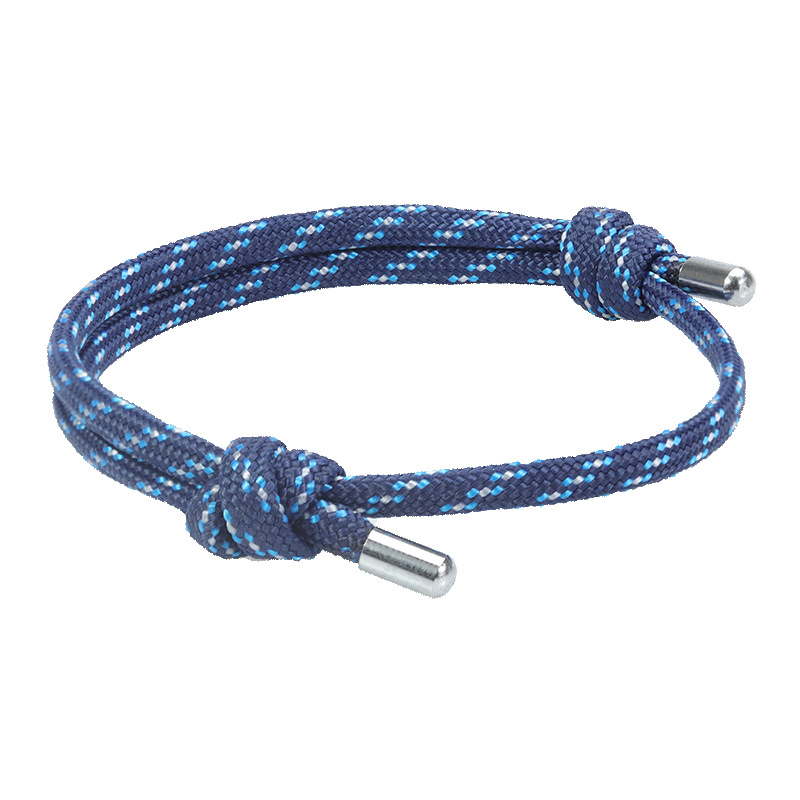 Sports Style Colorful Adjustable Paracord Bracelet for Men Women