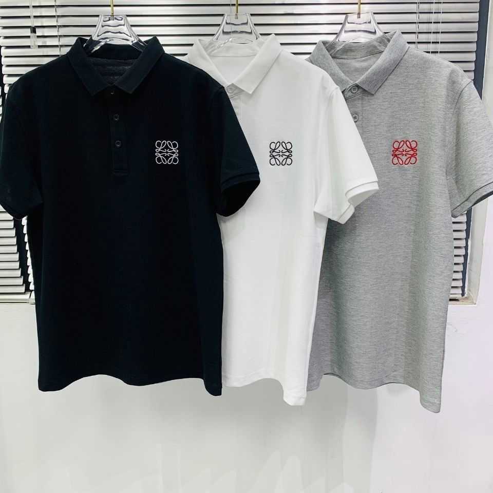 Designer Fashion Clothing Mens Tees Polos Tshirts Loewe Ioewe Polo Mens Lapel Embroidered Cotton Short Sleeve Mens and Womens Loose Casual Couples Tshirt Luxury, White
Designer Fashion Clothing Mens Tees Polos Tshirts Loewe Ioewe Polo Mens Lapel Embroidered Cotton Short Sleeve Mens and Womens Loose Casual Couples Tshirt Luxury, White