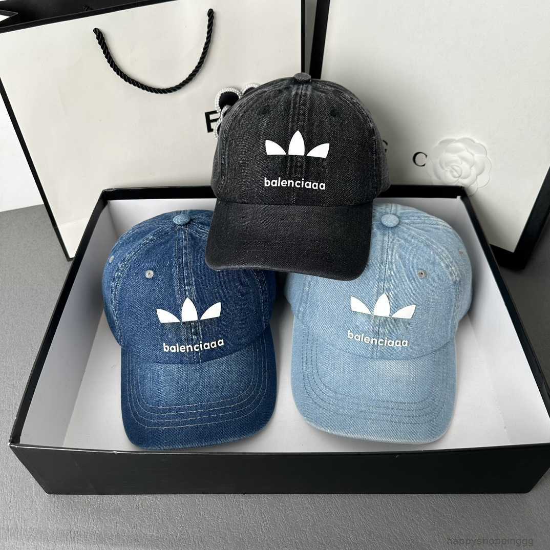 Couples Summer Sports Designer Ball Caps Denim Material Letter Printing casquette Holiday Travel Tri-color cap, Blue
Couples Summer Sports Designer Ball Caps Denim Material Letter Printing casquette Holiday Travel Tri-color cap, Blue