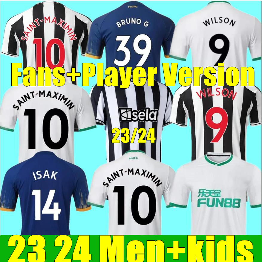 23 24 Newcastle soccer jerseys ISAK ALMIRON BRUNO G JOELINTON TRIPPIER 2023 2024 UNITED MAXIMIN WILSON TARGETT football shirt men kid pre match fans player version, 23/24 adult home
23 24 Newcastle soccer jerseys ISAK ALMIRON BRUNO G JOELINTON TRIPPIER 2023 2024 UNITED MAXIMIN WILSON TARGETT football shirt men kid pre match fans player version, 23/24 adult home