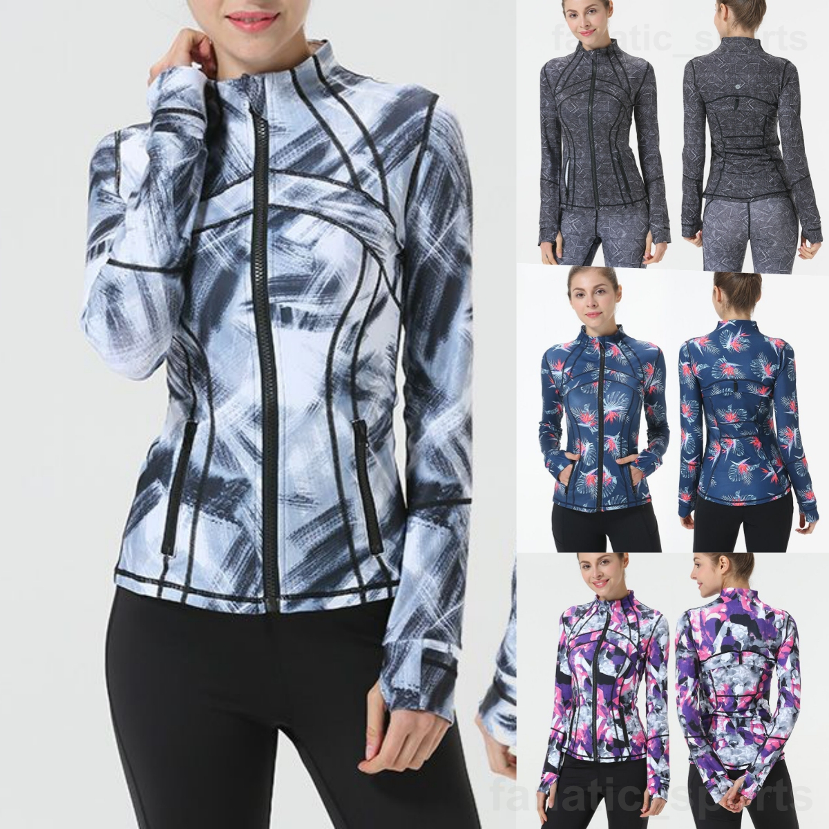 Lu Align Lu Define Women Sport Jackets Yoga Coat Outdoor Print Flower Jackets Activewear Training Full Zip Fitness Clothings Sportswear Long Elasticity, 16
Lu Align Lu Define Women Sport Jackets Yoga Coat Outdoor Print Flower Jackets Activewear Training Full Zip Fitness Clothings Sportswear Long Elasticity, 16