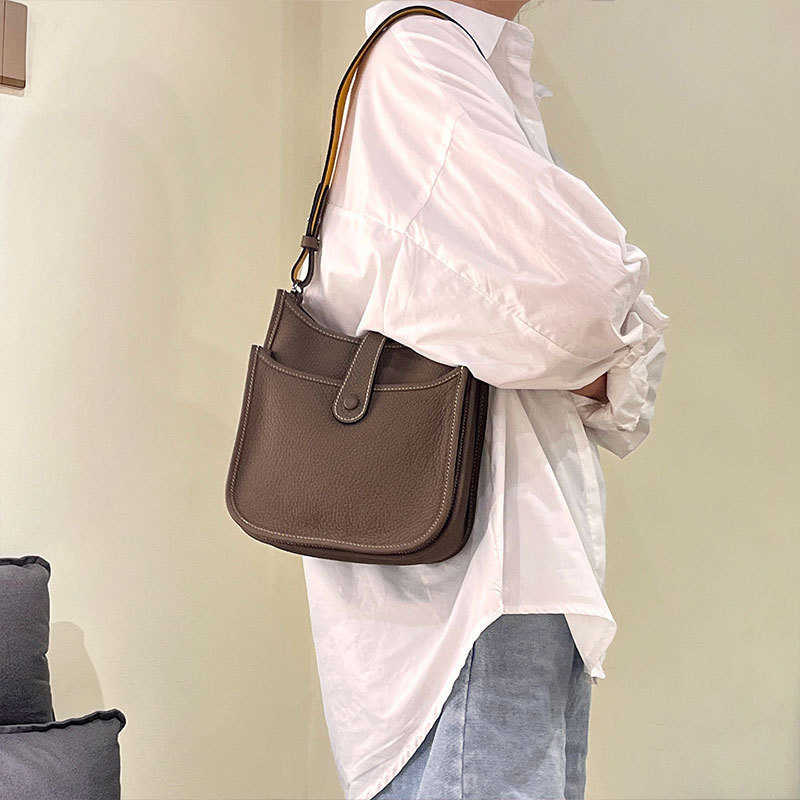 Designer H Home bag Evelynn order genuine High leather Evelynse TC top layer cowhide wide shoulder strap single crossbody women's F2EH 
Designer H Home bag Evelynn order genuine High leather Evelynse TC top layer cowhide wide shoulder strap single crossbody women's F2EH