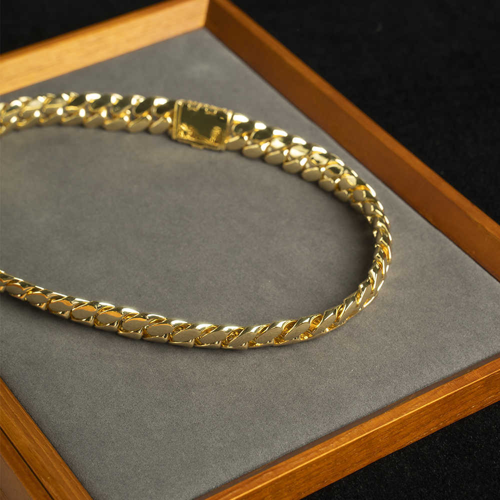 Wholesale Choker 18k Custom Cuban Link 24k Gold Cuban Miami Chain 20mm Miami Cuban