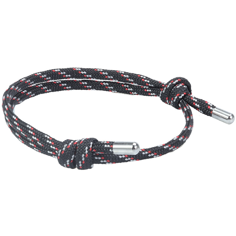 Sports Style Colorful Adjustable Paracord Bracelet for Men Women