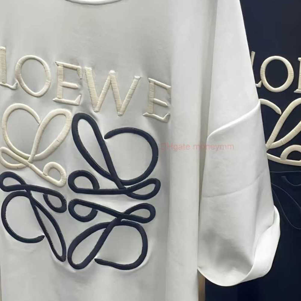 Designer Fashion Clothing Tees Tshirts 2022 Loewe Letter Tshirt Loose Casual Short Sleeved Simple and Versatile Luxury Casual Streetwear Tops Rock Hip hop Shirts, White
Designer Fashion Clothing Tees Tshirts 2022 Loewe Letter Tshirt Loose Casual Short Sleeved Simple and Versatile Luxury Casual Streetwear Tops Rock Hip hop Shirts, White
