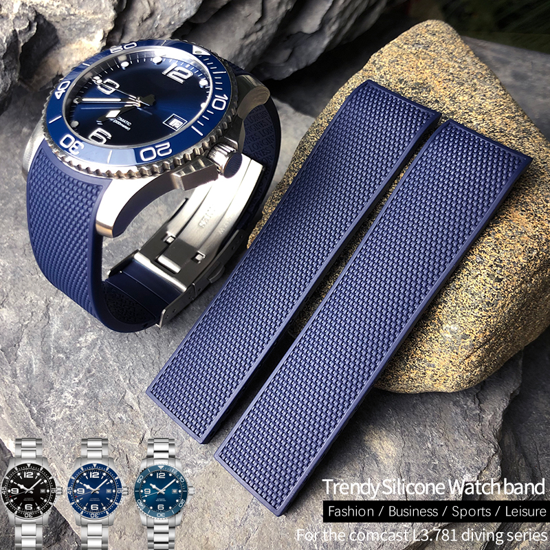 High Quality 21mm 20mm 19mm Silicone Rubber Watchband For Hydroconquest L3 L3.781 742 Conquest Sports Black Blue Diving Waterproof Watch Strap
High Quality 21mm 20mm 19mm Silicone Rubber Watchband For Hydroconquest L3 L3.781 742 Conquest Sports Black Blue Diving Waterproof Watch Strap