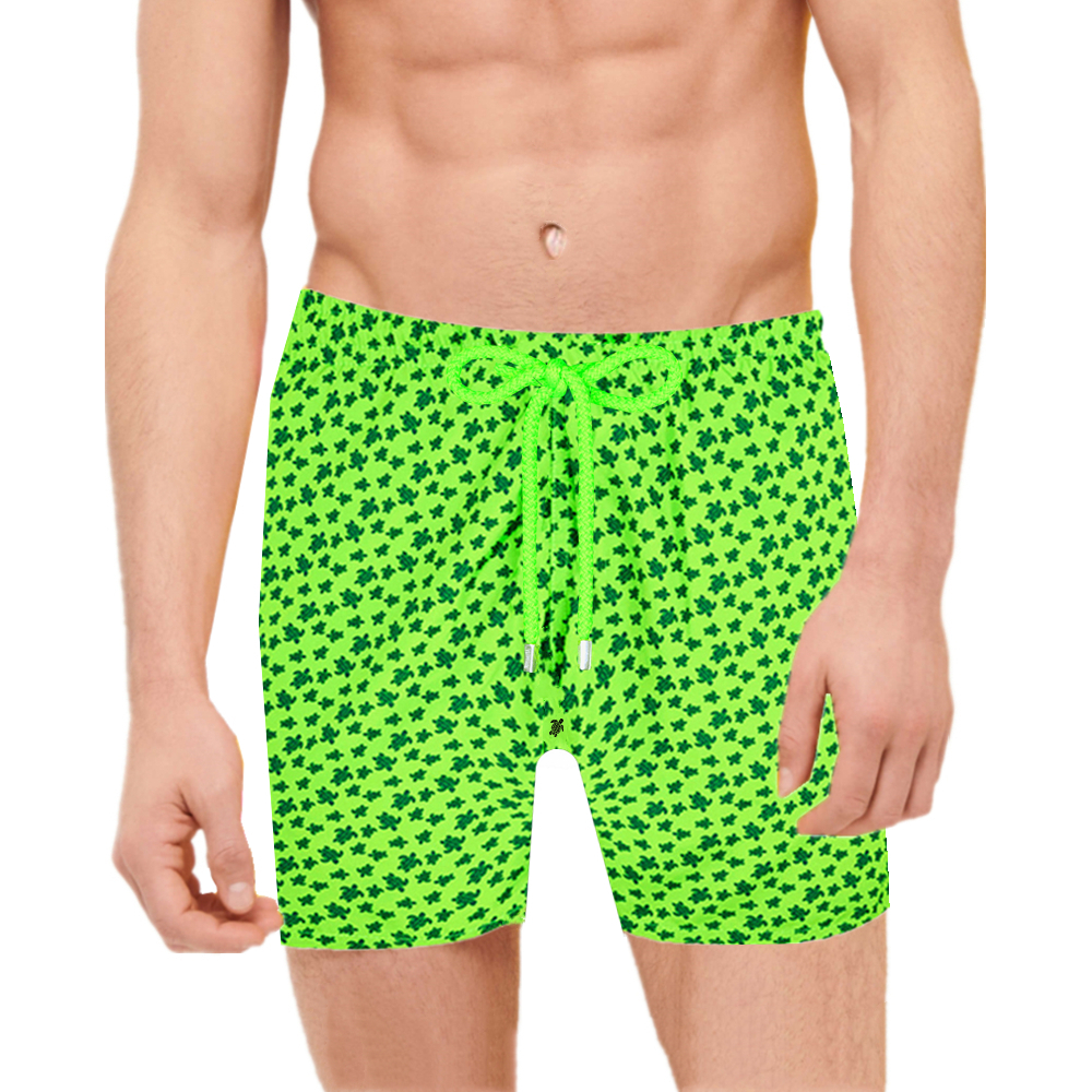 HERRINGBONES Vilebrequin spandex shorts MEN SWIMWEAR TURTLES Summer Casual Shorts Loose fit version 40 AFH9, Green
HERRINGBONES Vilebrequin spandex shorts MEN SWIMWEAR TURTLES Summer Casual Shorts Loose fit version 40 AFH9, Green