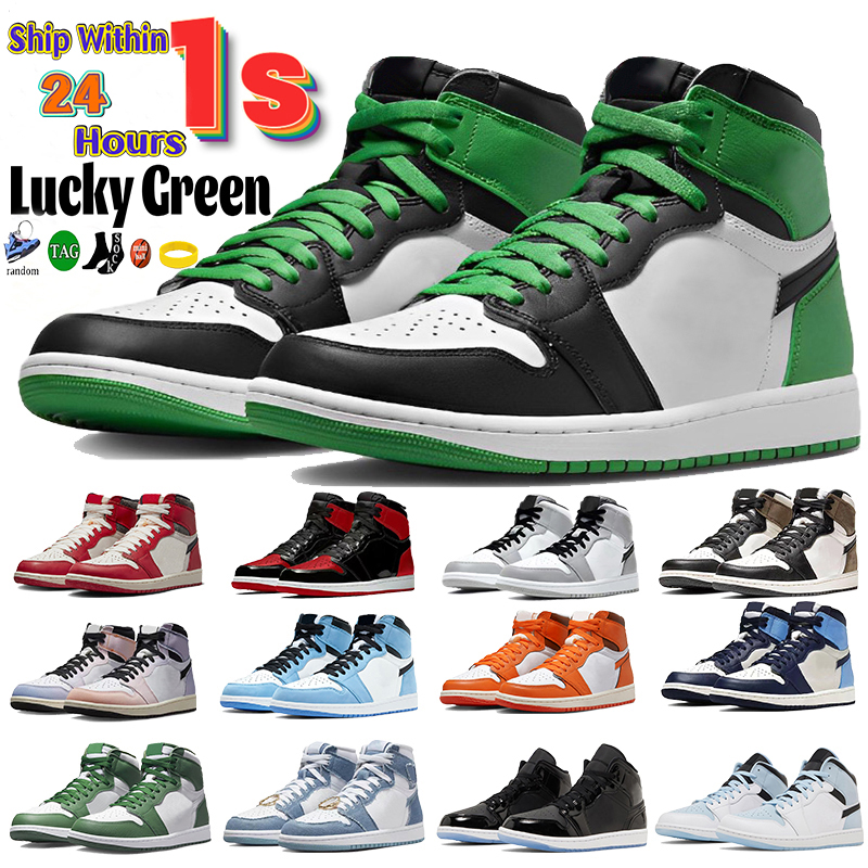 Mens 1 High Basketball Shoes Jumpman 1s Chicago Lost and Found Bred Patent Lucky Green Dark Mocha Black White University Blue Womens Og Trainers Designer Sneakers, 41 white black volt
Mens 1 High Basketball Shoes Jumpman 1s Chicago Lost and Found Bred Patent Lucky Green Dark Mocha Black White University Blue Womens Og Trainers Designer Sneakers, 41 white black volt