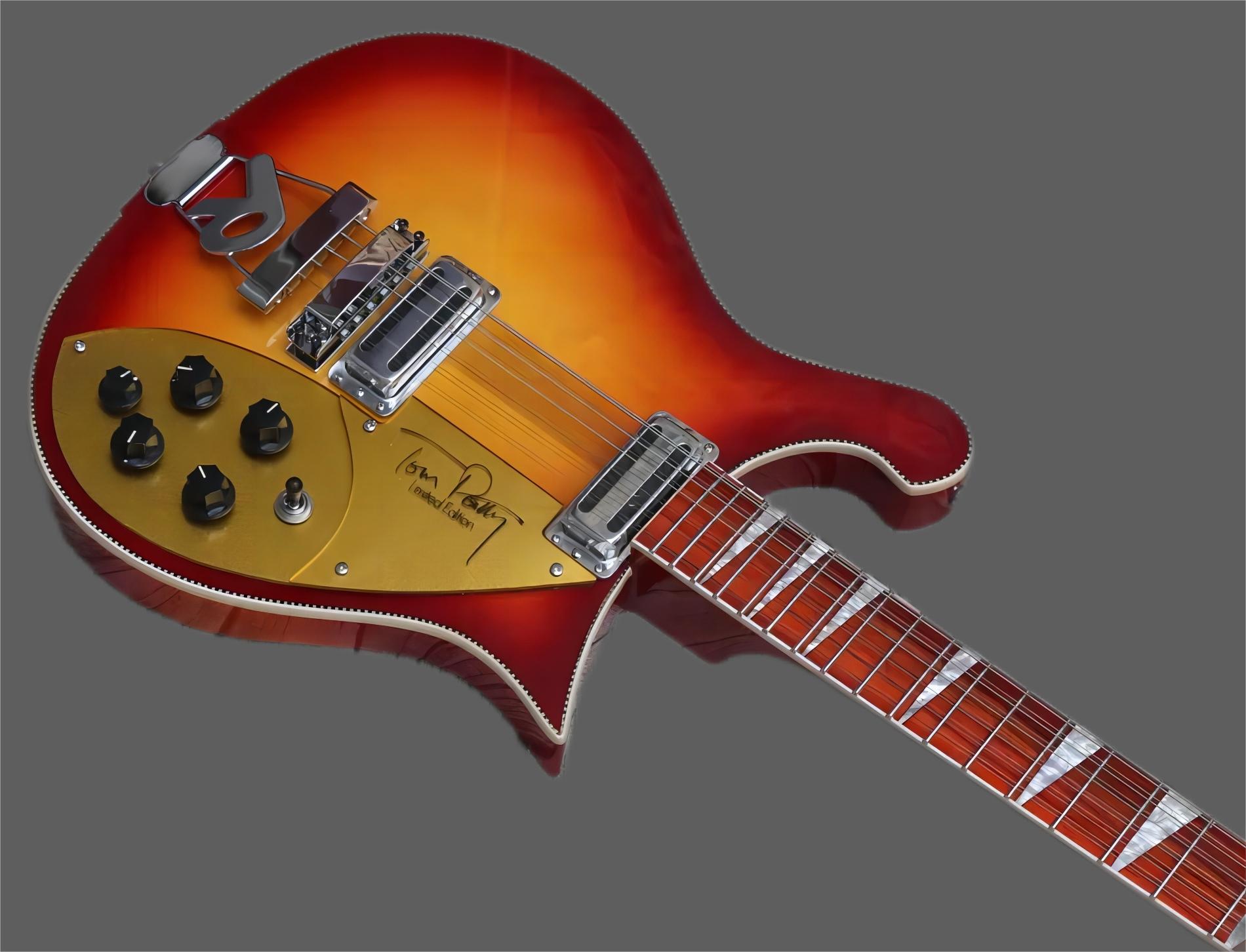 Neck Thru Body 660 12 String Cherry Sunburst Fire glo Tom Petty Electric Guitar, Gloss Varnish Red Fingerboard, Checkerboard Binding
Neck Thru Body 660 12 String Cherry Sunburst Fire glo Tom Petty Electric Guitar, Gloss Varnish Red Fingerboard, Checkerboard Binding