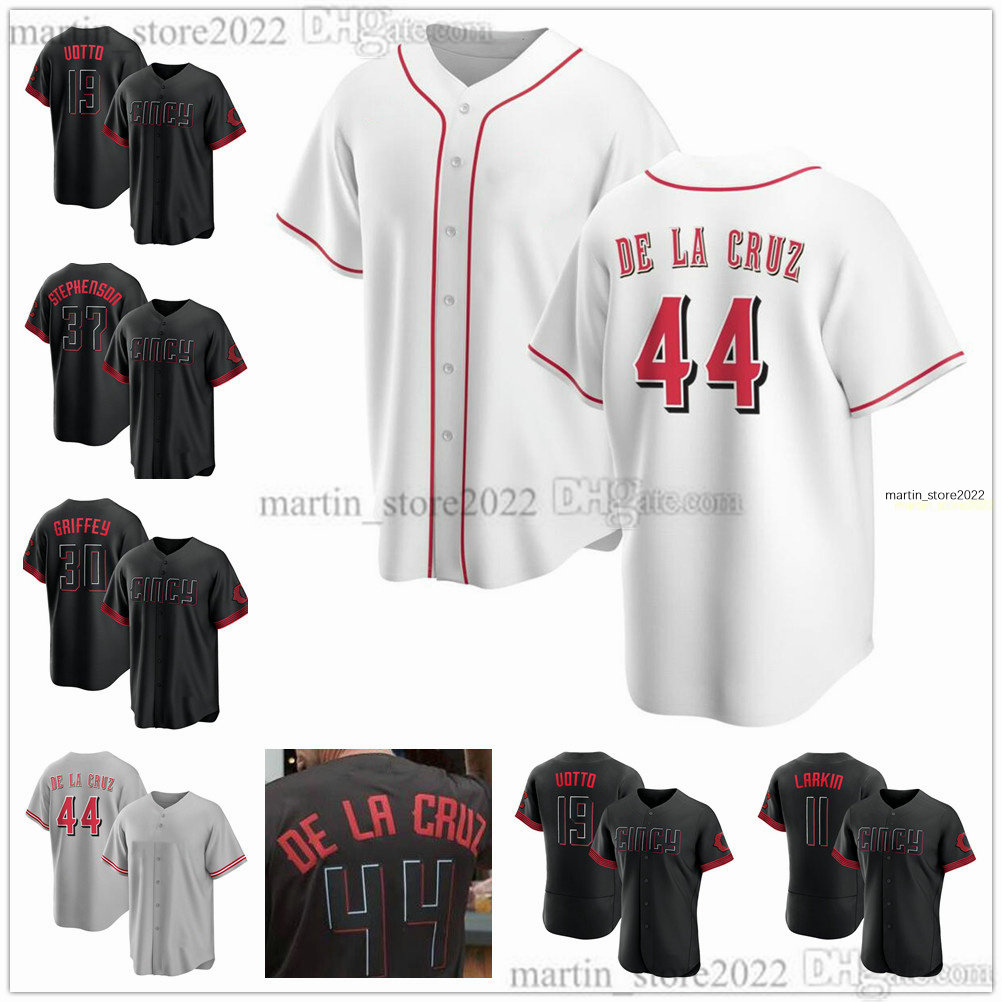 Baseball Jerseys 44 Elly De La Cruz 9 Matt McLain 6 Jonathan India 19 Joey Votto 37 Tyler Stephenson Hunter Greene Barry Larkin Ken Griffey Jr Joe Morgan Men Women Youth, Black (with team logo)
Baseball Jerseys 44 Elly De La Cruz 9 Matt McLain 6 Jonathan India 19 Joey Votto 37 Tyler Stephenson Hunter Greene Barry Larkin Ken Griffey Jr Joe Morgan Men Women Youth, Black (with team logo)