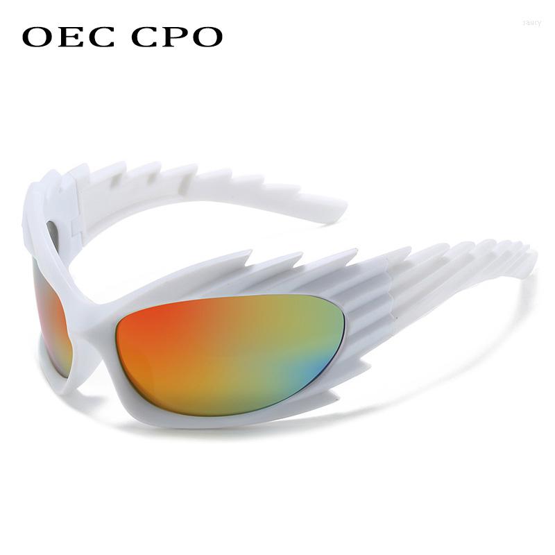Sunglasses Unique Spike Cat Eye Men Y2K Sports Shine Mirror Goggle Eyewear Women 2000's Punk Sun Glasses Shades
Sunglasses Unique Spike Cat Eye Men Y2K Sports Shine Mirror Goggle Eyewear Women 2000's Punk Sun Glasses Shades