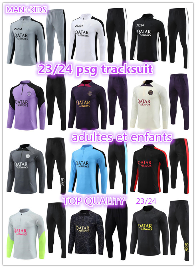 2023 2024 paRIs PSGS adult kids tracksuit half zipper Survetement 23 24 chandal futbol MBAPPE football soccer psgs child boy training suit set Adultes et enfants, 14
2023 2024 paRIs PSGS adult kids tracksuit half zipper Survetement 23 24 chandal futbol MBAPPE football soccer psgs child boy training suit set Adultes et enfants, 14