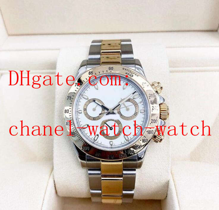 High Quality Stainless steel No Chronograph Men's Watch 18K Yellow Gold/Stainless Watch 116523 Movement Automatic Mens Watches Box, Customize
High Quality Stainless steel No Chronograph Men's Watch 18K Yellow Gold/Stainless Watch 116523 Movement Automatic Mens Watches Box, Customize