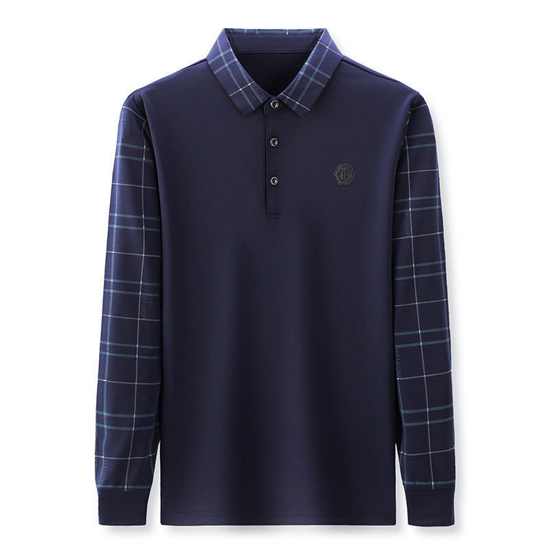 Mens Polos Ymwmhu Fashion Solid Polo Shirt Men Korean Clothing Long Sleeve Casual Fit Slim Man Button Collar Tops 230609