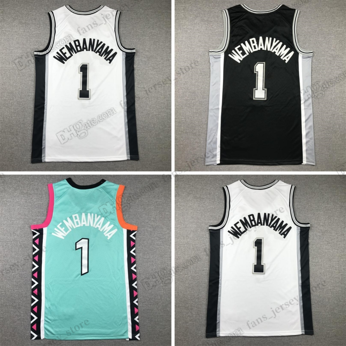 Victor Wembanyama 2023-24 First Draft Basketball jerseys white black Men Women Youth city Stitched S-6XL jersey, As picture
Victor Wembanyama 2023-24 First Draft Basketball jerseys white black Men Women Youth city Stitched S-6XL jersey, As picture