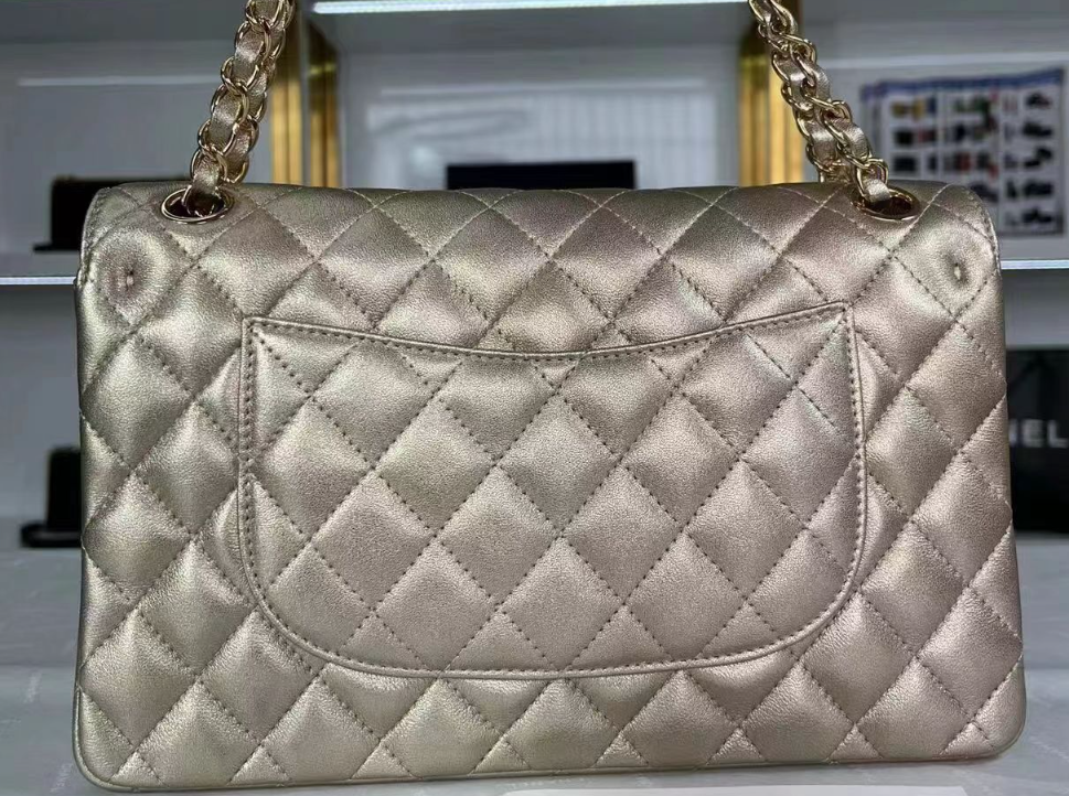 TOP Designer Shoulder Chain Bag CF Clutch Flap Sheep Leather Bags lady handles Double Letters Solid Hasp Waist Square Women Luxury Shiny Silver Gold Shopping Purse