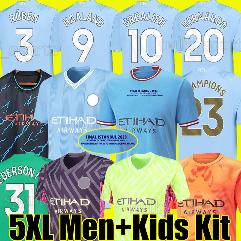5XL HAALAND soccer jerseys 23/24 Final Champion DE BRUYNE PHILLIPS MANS CITIES GREALISH MAHREZ FODEN ALVAREZ BERNARDO MENDY JOAO CANCELO football shirts men kids kit, 23-24 home final
5XL HAALAND soccer jerseys 23/24 Final Champion DE BRUYNE PHILLIPS MANS CITIES GREALISH MAHREZ FODEN ALVAREZ BERNARDO MENDY JOAO CANCELO football shirts men kids kit, 23-24 home final