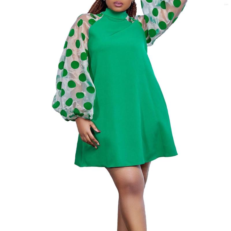 Casual Dresses Elegant Office Ladies For Women Round Neck Full Sleeve Straight Knee Length Fashion Business Work Dress Midi Clothes