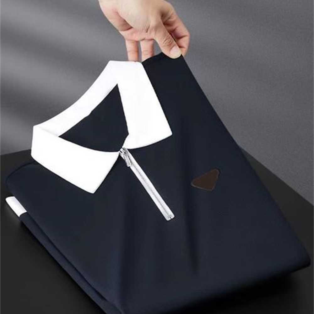 Mens Polos Casual Shirt High Quality Cotton T-Shirt Zippers Neck Short Polo Man Tops Tees Designer Tshirts Asian Size -3XL 88K4 NDC9, Gray
Mens Polos Casual Shirt High Quality Cotton T-Shirt Zippers Neck Short Polo Man Tops Tees Designer Tshirts Asian Size -3XL 88K4 NDC9, Gray