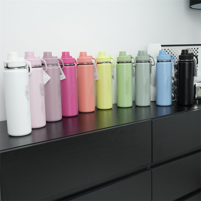 Life Cup Sports Water Bottle Outdoor Thermos Cup Yoga Kettle 8 Colors