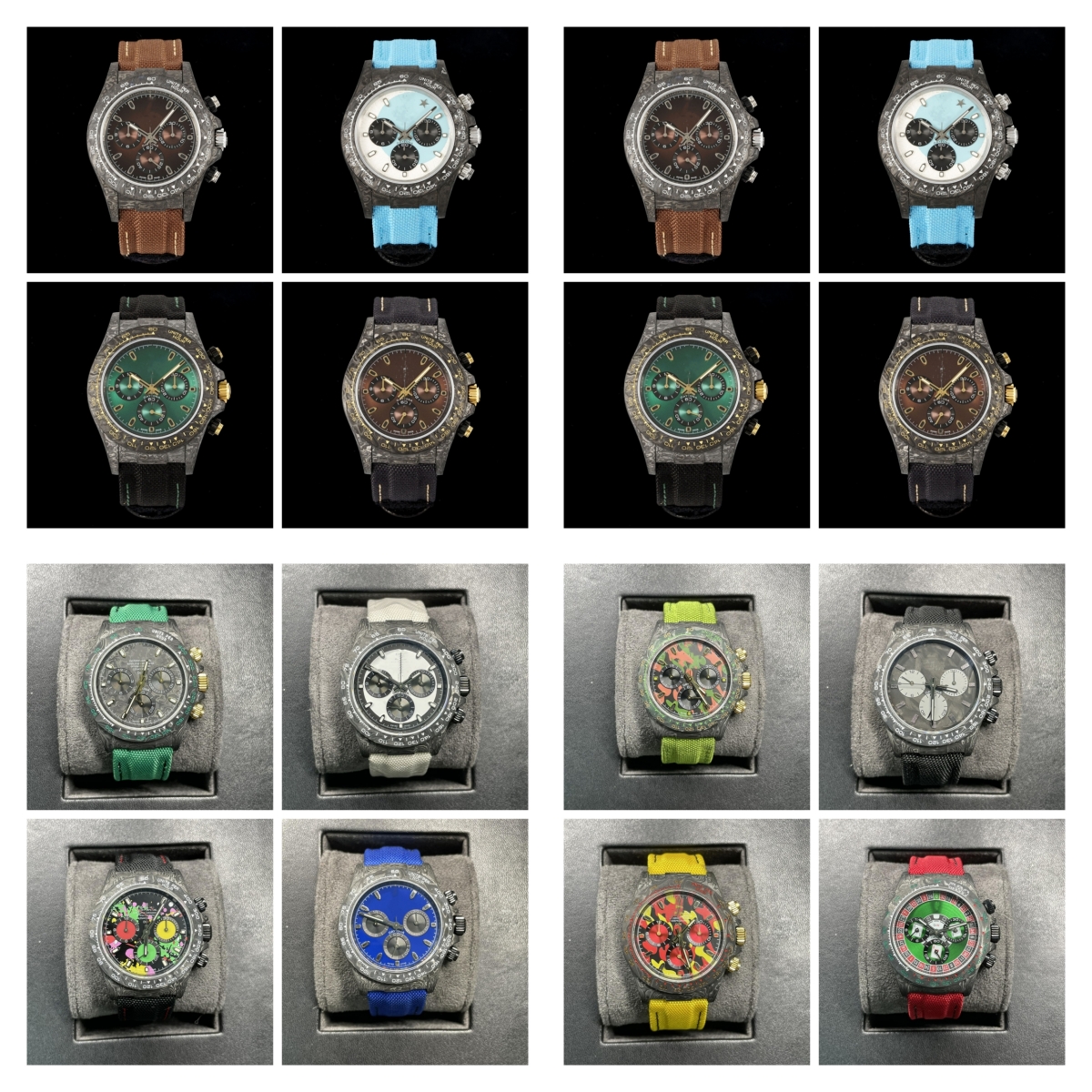 DIW montre de luxe Luxury watch men watches 40mm 4130 chronograph mechanical movement Carbon fiber case wristwatches waterproof, As picture
DIW montre de luxe Luxury watch men watches 40mm 4130 chronograph mechanical movement Carbon fiber case wristwatches waterproof, As picture