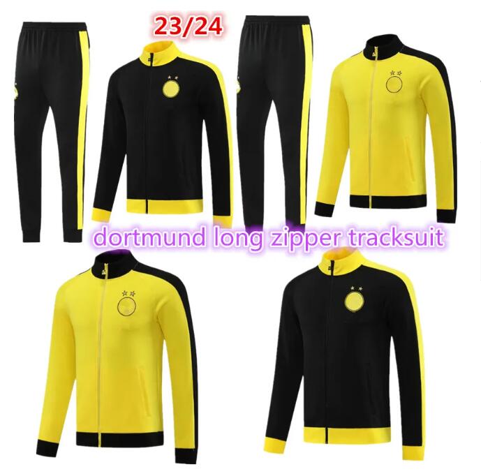 23 24 Borussia adult tracksuit jacket Soccer Sets long zipper Dortmund training suit football set 2023 2024 men maillot de foot Long sleeve jackets survetement
23 24 Borussia adult tracksuit jacket Soccer Sets long zipper Dortmund training suit football set 2023 2024 men maillot de foot Long sleeve jackets survetement