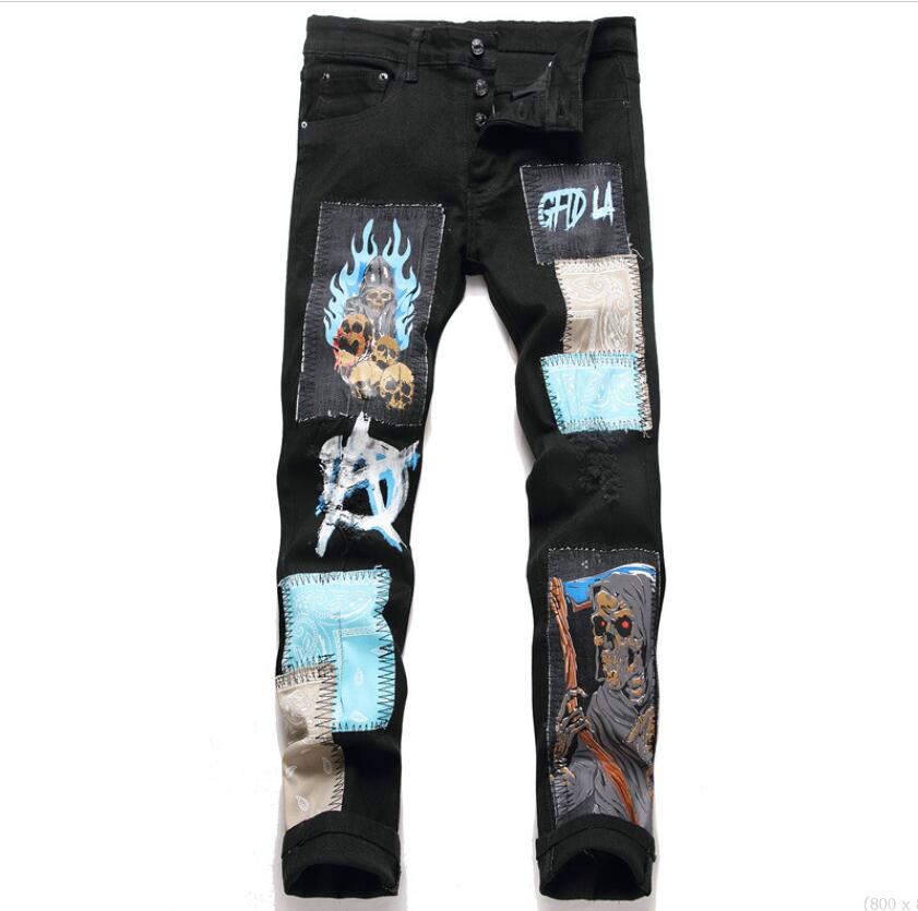 European and American fmen's large size jeans ripped motorcycle zipper folds style Clothing GZHBP425, Blue
European and American fmen's large size jeans ripped motorcycle zipper folds style Clothing GZHBP425, Blue