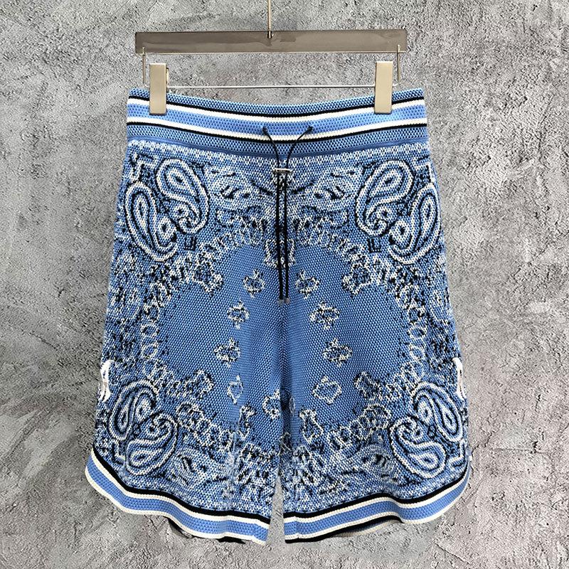 Men' Shorts Embroidered Men Sweatpant Social Club Outfits Blue High Quality Vintage Paisley Print Cashmere Knitted
Men' Shorts Embroidered Men Sweatpant Social Club Outfits Blue High Quality Vintage Paisley Print Cashmere Knitted