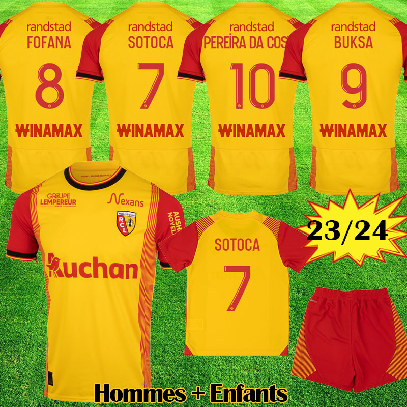 23 24 RC Lens maillot soccer jerseys 2023 2024 Saint Barbe special kits KAKUTA OPENDA GANAGO SOTOCA FOFANA FORTES Football Shirts THOMASSON kids home BUKSA BANZA, Third
23 24 RC Lens maillot soccer jerseys 2023 2024 Saint Barbe special kits KAKUTA OPENDA GANAGO SOTOCA FOFANA FORTES Football Shirts THOMASSON kids home BUKSA BANZA, Third