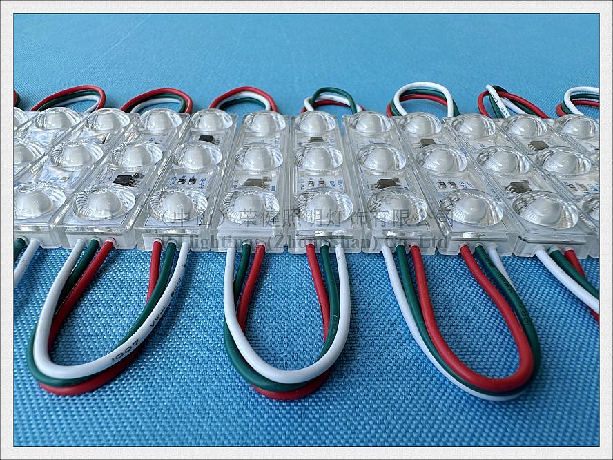 1000pcs addressable Full Color Magic Digital LED Light Module for sign advertising WS 2811 with IC WS2811 SMD 3030 DC12V 1.2W IP68 waterproof
