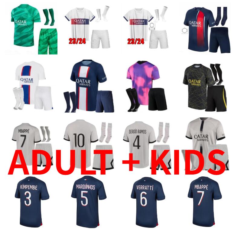 22 23 24 HAKIMI SERGIO RAMOS Paris soccer jerseys maillot de foot 2023 2024 MBAPPE shirt men kids hommes enfants black VERRATTI MARQUINHOS FABIAN KIMPEMBE fourth PsGs
22 23 24 HAKIMI SERGIO RAMOS Paris soccer jerseys maillot de foot 2023 2024 MBAPPE shirt men kids hommes enfants black VERRATTI MARQUINHOS FABIAN KIMPEMBE fourth PsGs