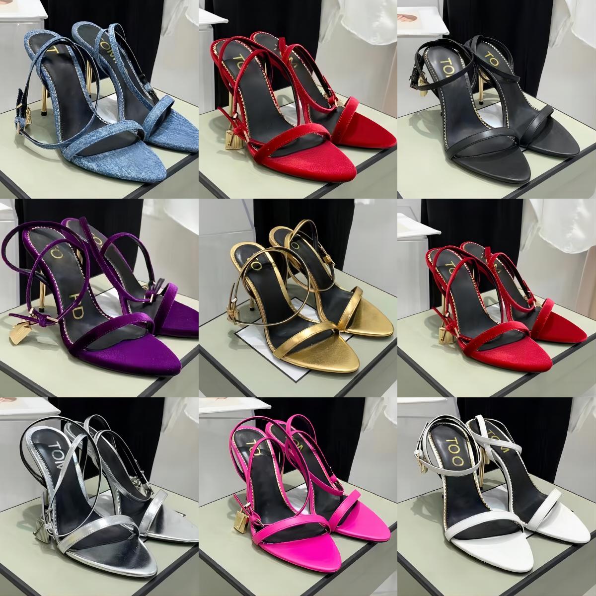 Dress Shoes Lady Sandals Tomfords High Heels Padlock Naked Sandal Luxury sandal Brands Gold Heel Shiny Nappa Leather Pointy Wedding Party Dress Pump Ankle Strap shoe, Color#9
Dress Shoes Lady Sandals Tomfords High Heels Padlock Naked Sandal Luxury sandal Brands Gold Heel Shiny Nappa Leather Pointy Wedding Party Dress Pump Ankle Strap shoe, Color#9