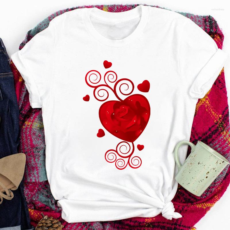 Womens T Shirts Summer Fashion Lady Short Sleeves Casual Ladies Cloth Graphic Top Shirt Exquisite Women Clothing O-neck Basic Female Tees