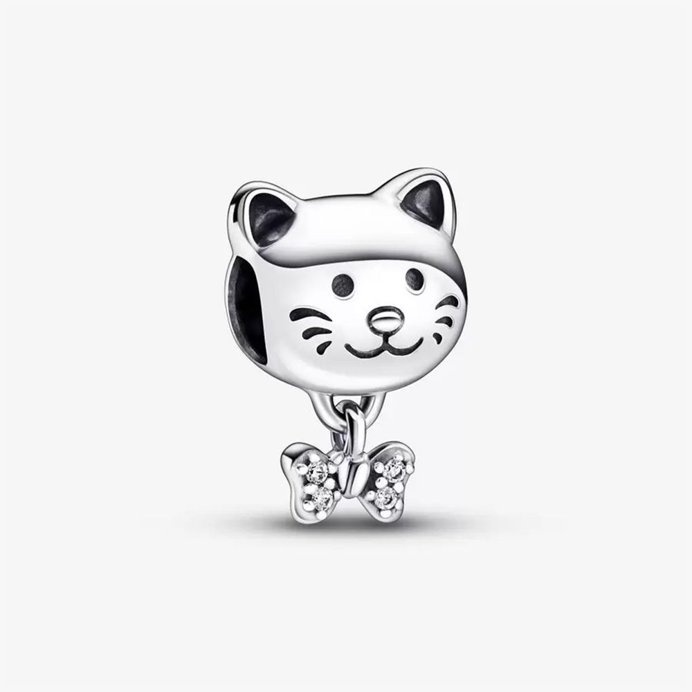 Authentic Sterling Silver Charm Beads Animal Bead Cute Girl Accessories Beads Bracelet Charm Suitable for Original Bracelet Designer Jewelry for Women