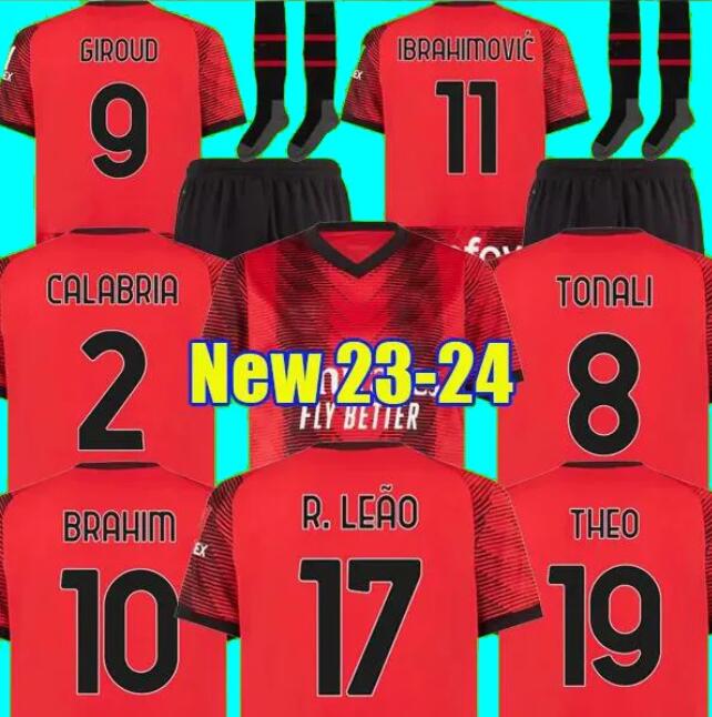 23 24 IBRAHIMOVIC KOCHE soccer jerseys 2023 2024 AC MILANS GIROUD DE KETELAERE R. LEAO TONALI THEO football shirt special fourth 4th men kids kit uniforms, 22/23 fourth+ucl 22/23 fourth+ucl
23 24 IBRAHIMOVIC KOCHE soccer jerseys 2023 2024 AC MILANS GIROUD DE KETELAERE R. LEAO TONALI THEO football shirt special fourth 4th men kids kit uniforms, 22/23 fourth+ucl 22/23 fourth+ucl