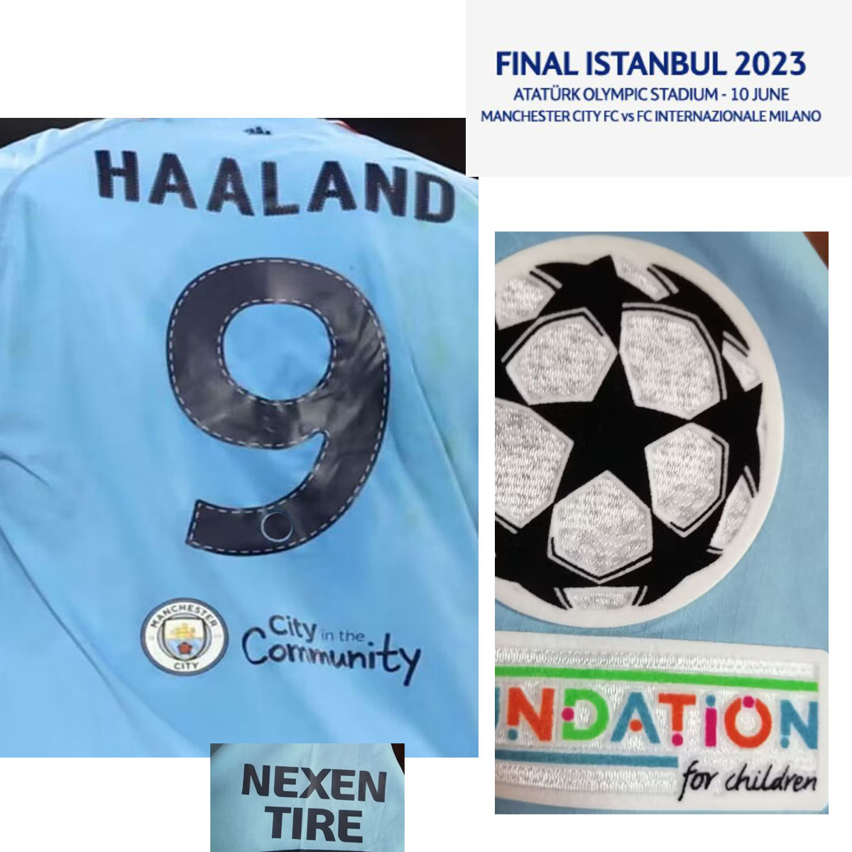 American College Football Wear FINAL ISTANBUL 2023 Jersey Rodri Haaland De Bruyne Foden Maillot Player ISSUE Sports Jersey, Player version final
American College Football Wear FINAL ISTANBUL 2023 Jersey Rodri Haaland De Bruyne Foden Maillot Player ISSUE Sports Jersey, Player version final