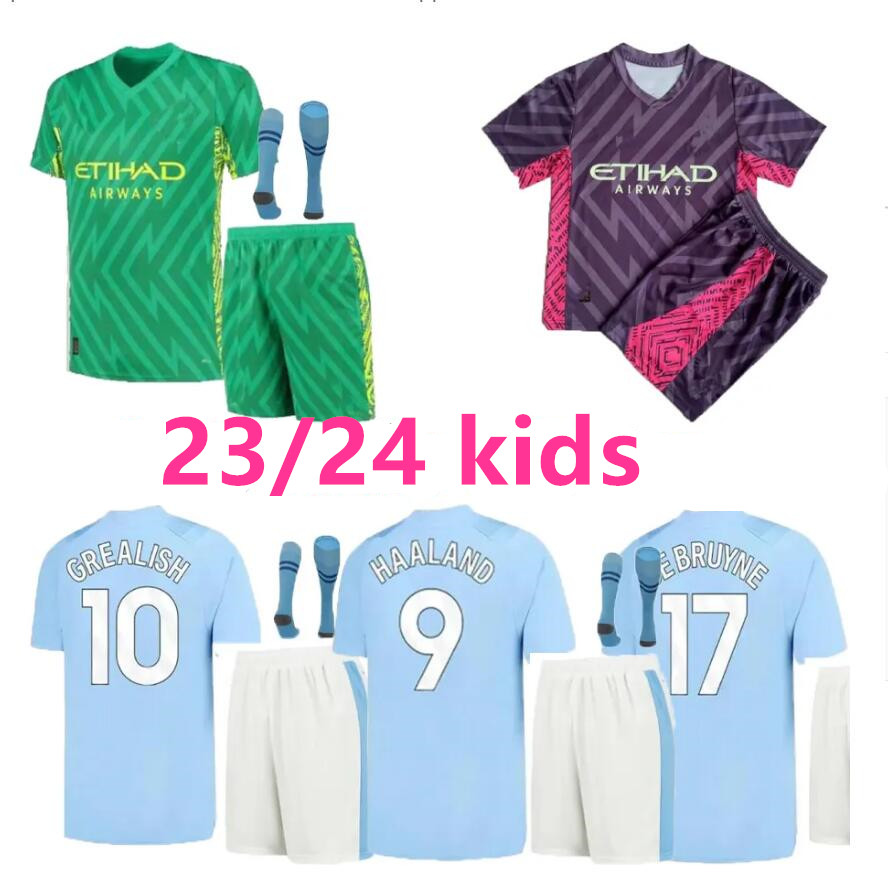 23 24 HAALAND SOCCER JERSEYS GREALISH STERLING MANS CITIES MAHREZ DE BRUYNE FODEN 2024 football tops shirt kids kit sets uniform
23 24 HAALAND SOCCER JERSEYS GREALISH STERLING MANS CITIES MAHREZ DE BRUYNE FODEN 2024 football tops shirt kids kit sets uniform