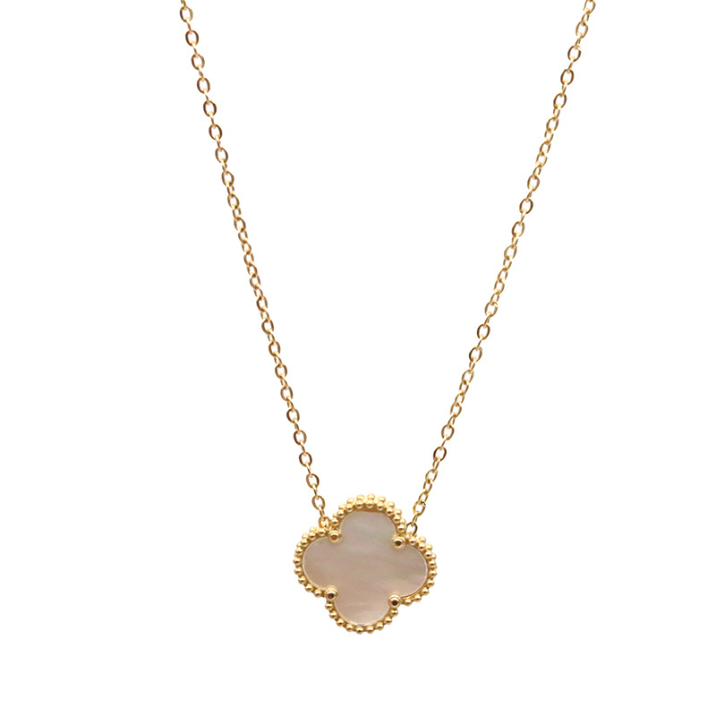 Jewlery designer for women Clover Necklace silver chain chain men Simple Flower Rhinestone Necklace fashion Gold Plated double-sided Round Necklace festival gift
Jewlery designer for women Clover Necklace silver chain chain men Simple Flower Rhinestone Necklace fashion Gold Plated double-sided Round Necklace festival gift